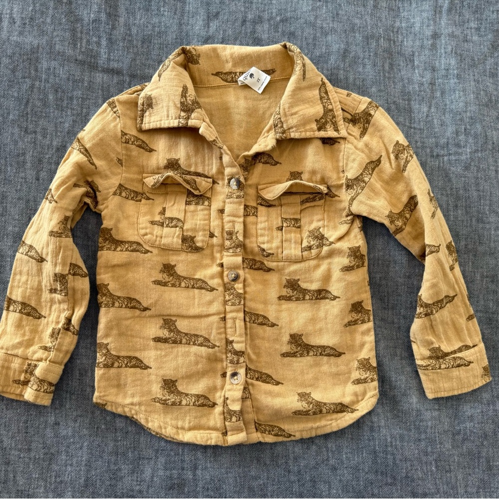 Kate Quinn Tiger Military Shirt